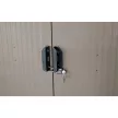 Riwall PRO RMSA 6x8 Brown fém kerti tároló 2,4 x 1,7 m nyeregtetővel (barna)