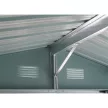 Riwall PRO RMSA 6x8 Brown fém kerti tároló 2,4 x 1,7 m nyeregtetővel (barna)