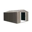 Riwall PRO RMSA 12x10 Brown fém kerti tároló 3 x 3,7 m nyeregtetővel (barna)