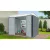 Riwall PRO RMSP 6x8 antracit fém kerti tároló 2,4 x 1,8 m lapostetővel (antracit)
