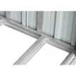 Riwall PRO RMWS 3x7 Anthracite tűzifatároló lejtős tetővel 2 x 1,5 m (antracit)