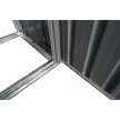 Riwall PRO RMWS 3x9 Anthracite tűzifatároló fészerrel 2,7 x 1,6 m (antracit)