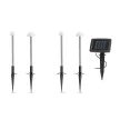 LED-es szolár lámpa - 12 db mini gomba - színes - 28,5 cm x 4 cm