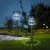 Leszúrható szolár lámpa - 1 fehér LED - 7,5 x 7,5 x 40 cm
