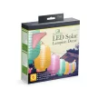 Szolár lampion - 3 színben - hidegfehér LED - 21 cm