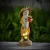 LED-es szolár állatfigura - "Welcome" szurikáta - melegfehér LED - 30 cm