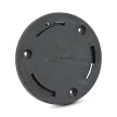 LED-es leszúrható / fali szolár lámpa - kör alakú - SMD LED - hidegfehér - 12 cm