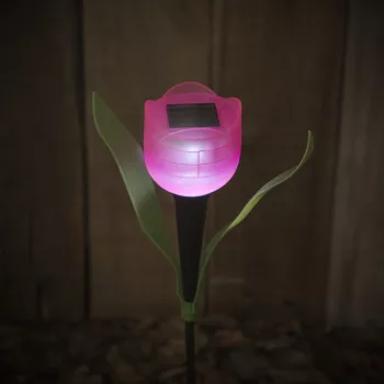 LED-es szolár tulipánlámpa
