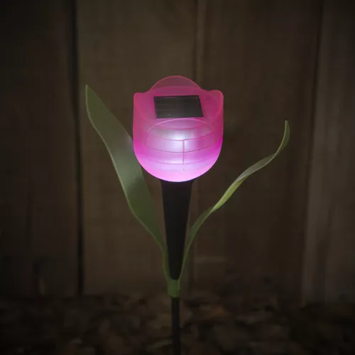 LED-es szolár tulipánlámpa