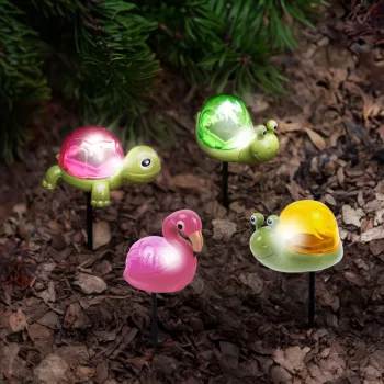   Leszúrható szolár - többféle - fehér LED - 10 x 6 x 15 cm