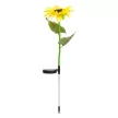 Leszúrható szolár napraforgó - 75 cm - 8 melegfehér LED