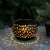 Szolár dekor lámpa - lángeffekttel - 12 sárga LED - 15 x 15 x 11 cm