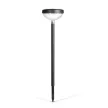 Leszúrható szolár lámpa - 1 + 1 melegfehér / RGB SMD LED - fekete - 53 x 11,4 cm