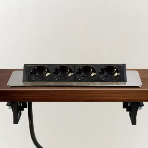 Rejtett elosztó - 4-es - Felnyíló kivitel - szálcsiszolt