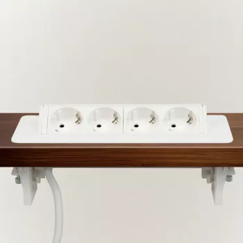 Rejtett elosztó - 4-es - Felnyíló kivitel - fehér