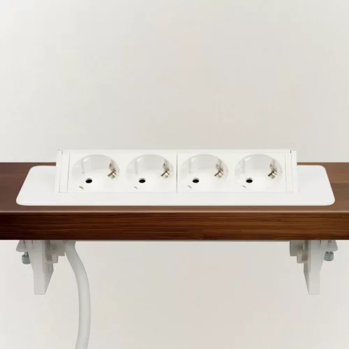 Rejtett elosztó - 4-es - Felnyíló kivitel - fehér