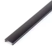 LED aluminium profil takaró búra - fekete - 2000mm (41010/41011hez)