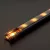 LED aluminium profil sín - 1000 x 23(17) x 8 mm - süllyeszthető U profil - fekete
