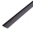 LED aluminium profil takaró búra - fekete - 2000 mm (41011A2-höz)