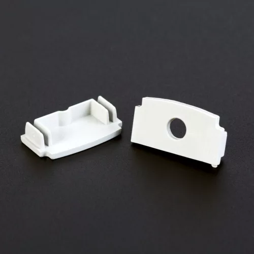 LED aluminium profil végzáró (41025höz) - 2 db - fehér