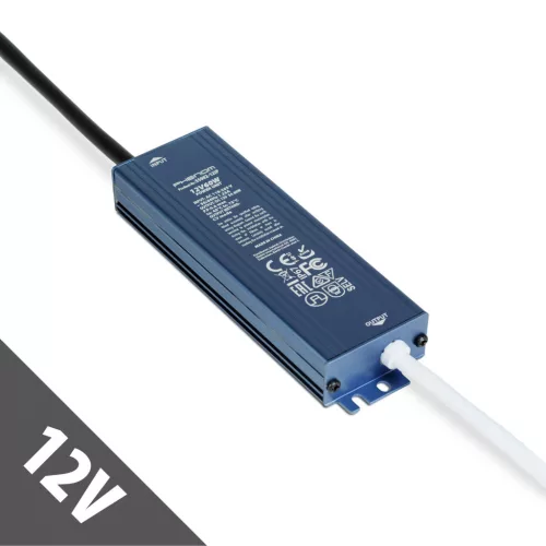 Hálózati stabilizált tápegység - 12V DC - 60W, 5A - IP67