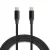 Adatkábel - Type-C / Type-C - mágneses - fekete - 1m - 3A - 60W