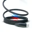 Adatkábel - Type-C / Type-C - mágneses - fekete - 1m - 3A - 60W