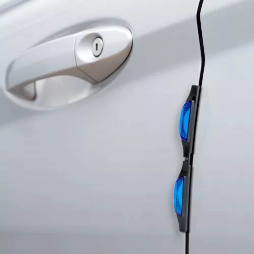 Univerzális ajtóélvédő - kék, fényvisszaverős - 2 db / csomag