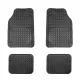 Univerzális autós gumiszőnyeg szett - 68 x 44 cm, 44 x 34 cm - PVC - fekete