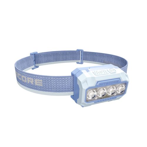 Nitecore Fejlámpa HA23 UHE (3xAAA/akkumulátor) 4x MCT UHE LED (600 lumen) Kék