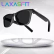 LAXASFIT Bluetooth okosszemüveg – Kékfényszűrős, vezeték nélküli hívásokhoz + ajándék törlőkendő