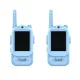 Videós walkie-talkie HD kamerával és hangváltó funkcióval, akár 400 méteres hatótáv, kék-rózsaszín