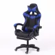 RACING PRO X Gamer szék lábtartóval, kék-fekete