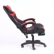 RACING PRO X Gamer szék lábtartóval, piros-fekete