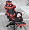 RACING PRO X Gamer szék lábtartóval, piros-fekete
