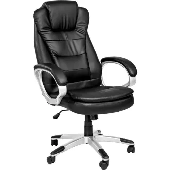   OfficeTrade Főnöki szék fekete -rezgős masszázs funkció
