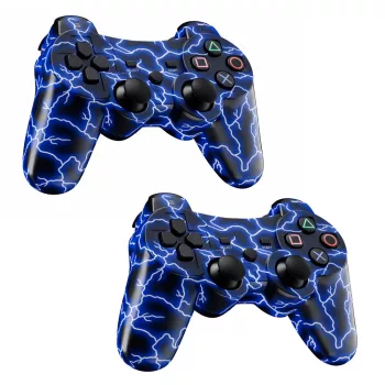 PS3 kompatibilis vezeték nélküli kontroller 2 db, kék