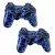 PS3 kompatibilis vezeték nélküli kontroller 2 db, kék