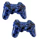 PS3 kompatibilis vezeték nélküli kontroller 2 db, kék
