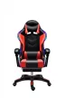 Likeregal 920 LED gamer szék lábtartóval piros masszázs funkcióval