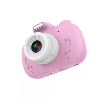   Lebei Bear A5 gyermek kamera rózsaszín + (16G memóriakártya)