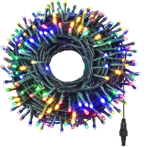 LED fényfüzér választható méretben és színben-240 LED-es-színes