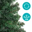 Nordmann műfenyő fém talppal, 4 méretben-210 cm
