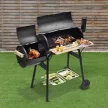 2in1 faszenes BBQ grill és smoker 
