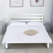 Bella fém ágykeret ajándék ágyráccsal, több méretben és színben-Fehér 160x200 cm-es-fehér