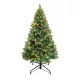 LED-es műfenyő több típusban, melegfehér-100 LED-es, 120 cm