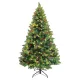 LED-es műfenyő több típusban, melegfehér-180 LED-es, 150 cm