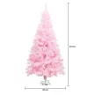 Rózsaszín műfenyő - több méretben-210 cm-es