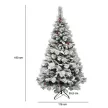 Havas műfenyő - több típusban-180 cm-es 