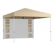 Pavilon hátfallal, zsebekkel 3x3x2,8 m, bézs